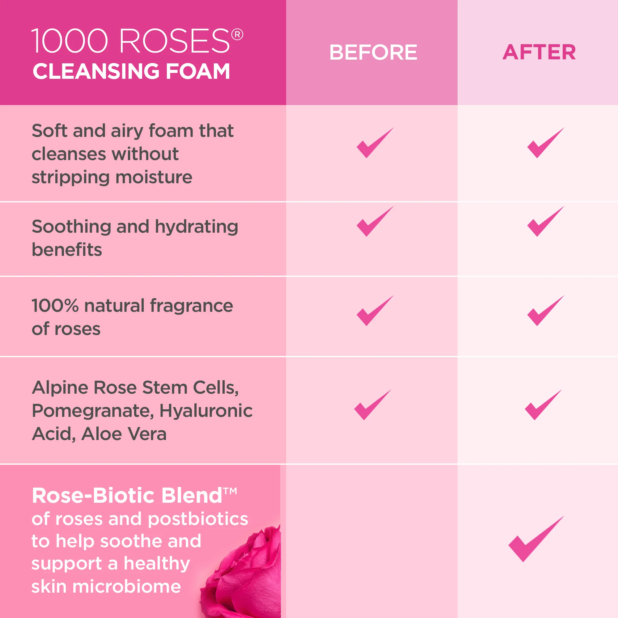 1000 Roses Gentle Cleansing Foam - Image 3