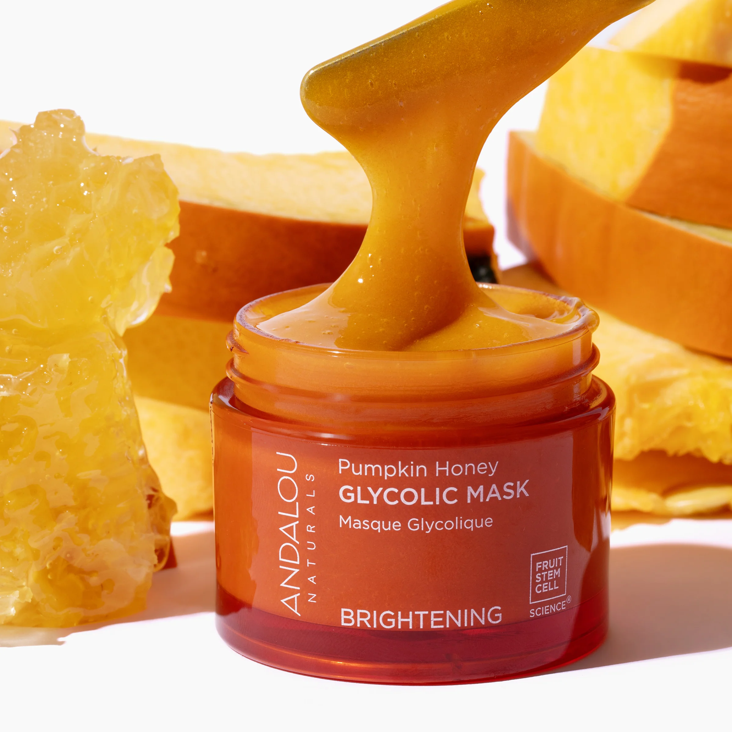 Brightening Pumpkin Honey Glycolic Mask - Image 3